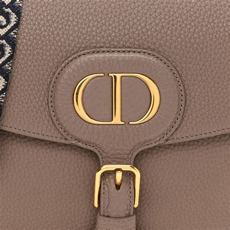 dior bobby warm taupe|CHRISTIAN DIOR Grained Calfskin Large Bobby Flap Warm .